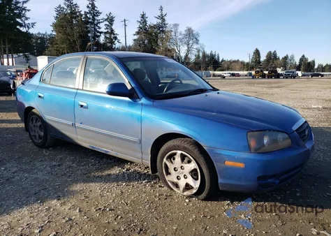2006 Hyundai Elantra Gls from USA, damaged, VIN KMHDN46D06U315673
